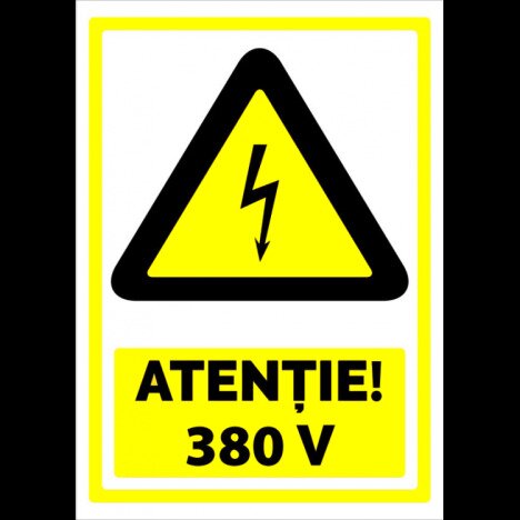 Indicator de securitate atentie 380V